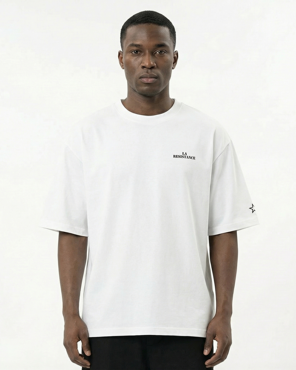 WHITE BASIC TEE