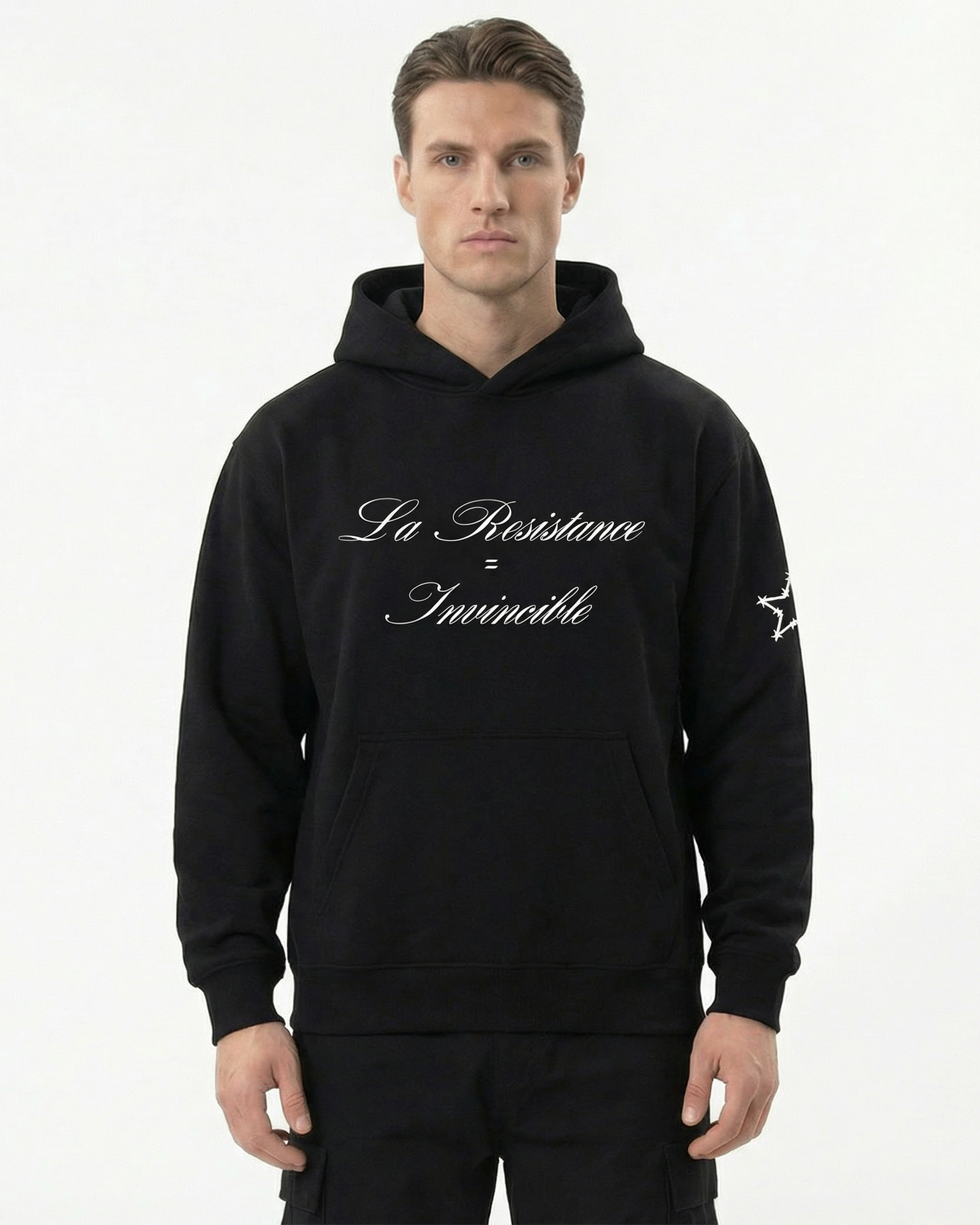 INVINCIBLE HOODIE BLACK