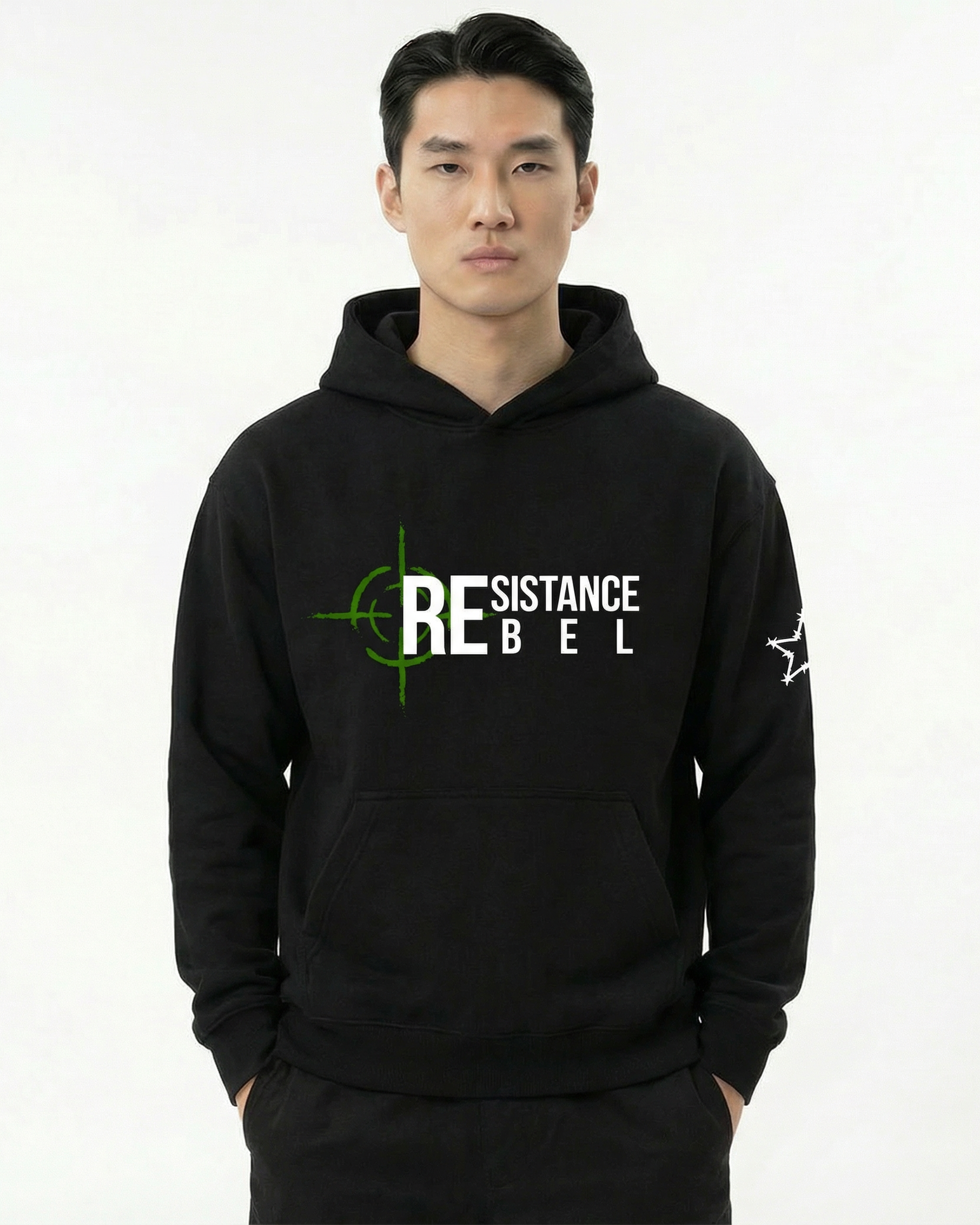 REBEL HOODIE BLACK