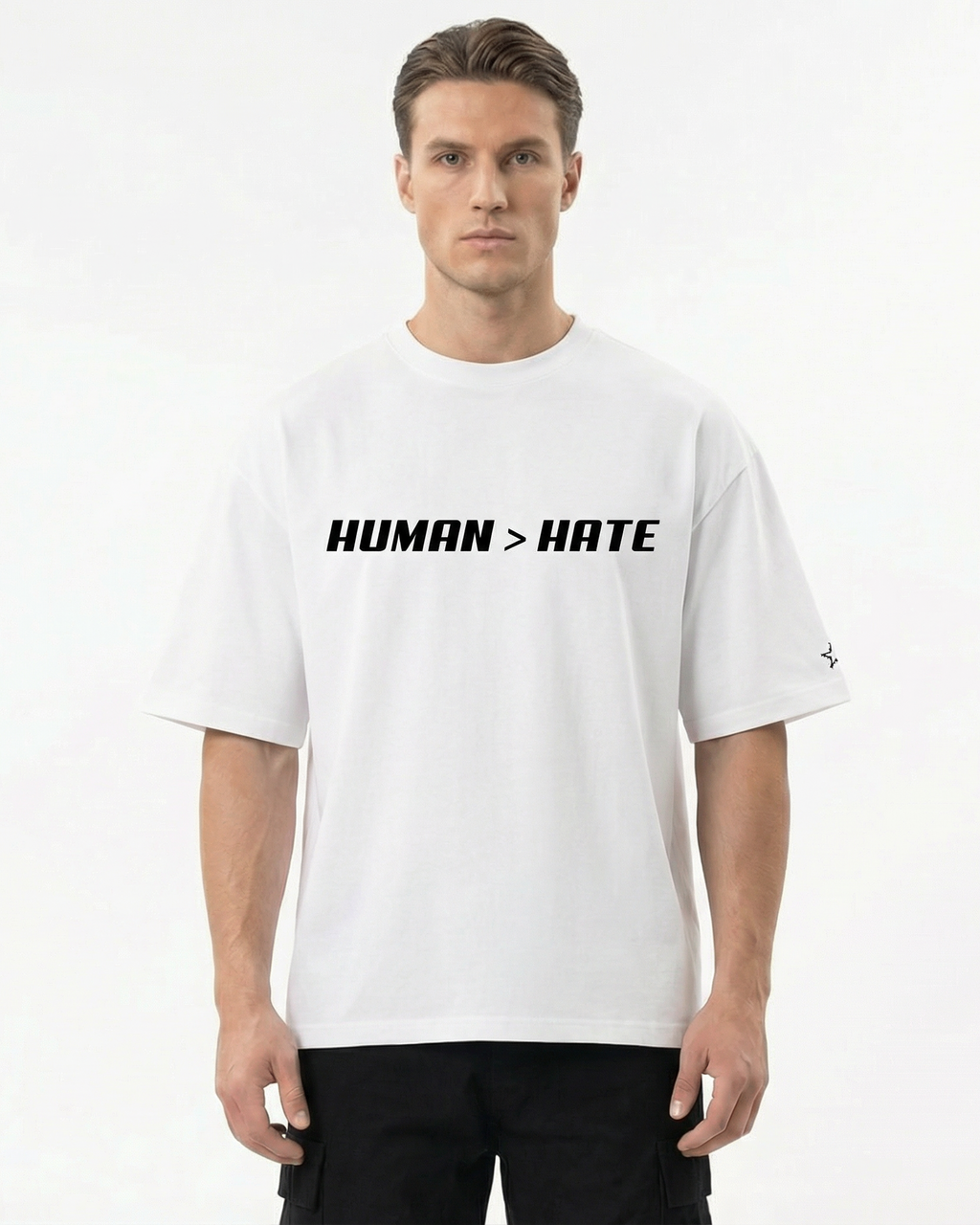WHITE HUMAN > HATE TEE