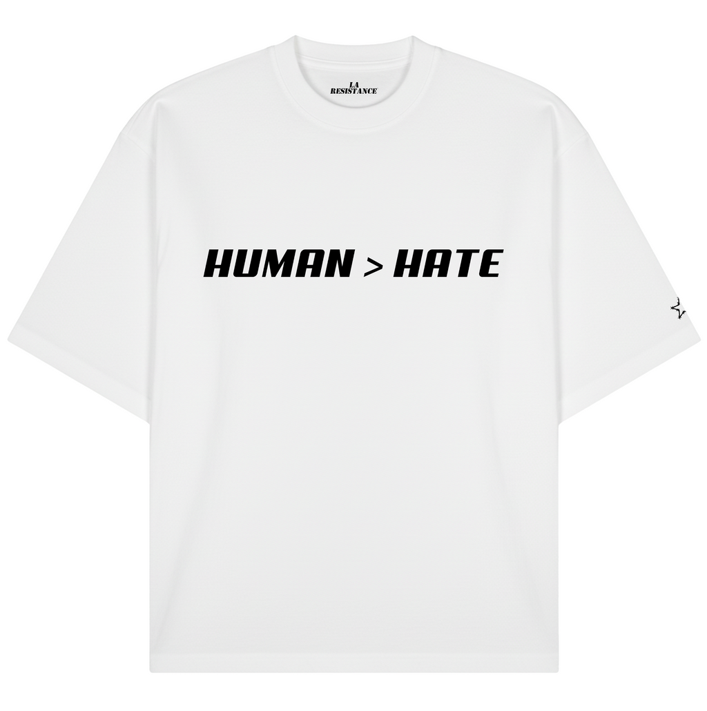 WHITE HUMAN > HATE TEE