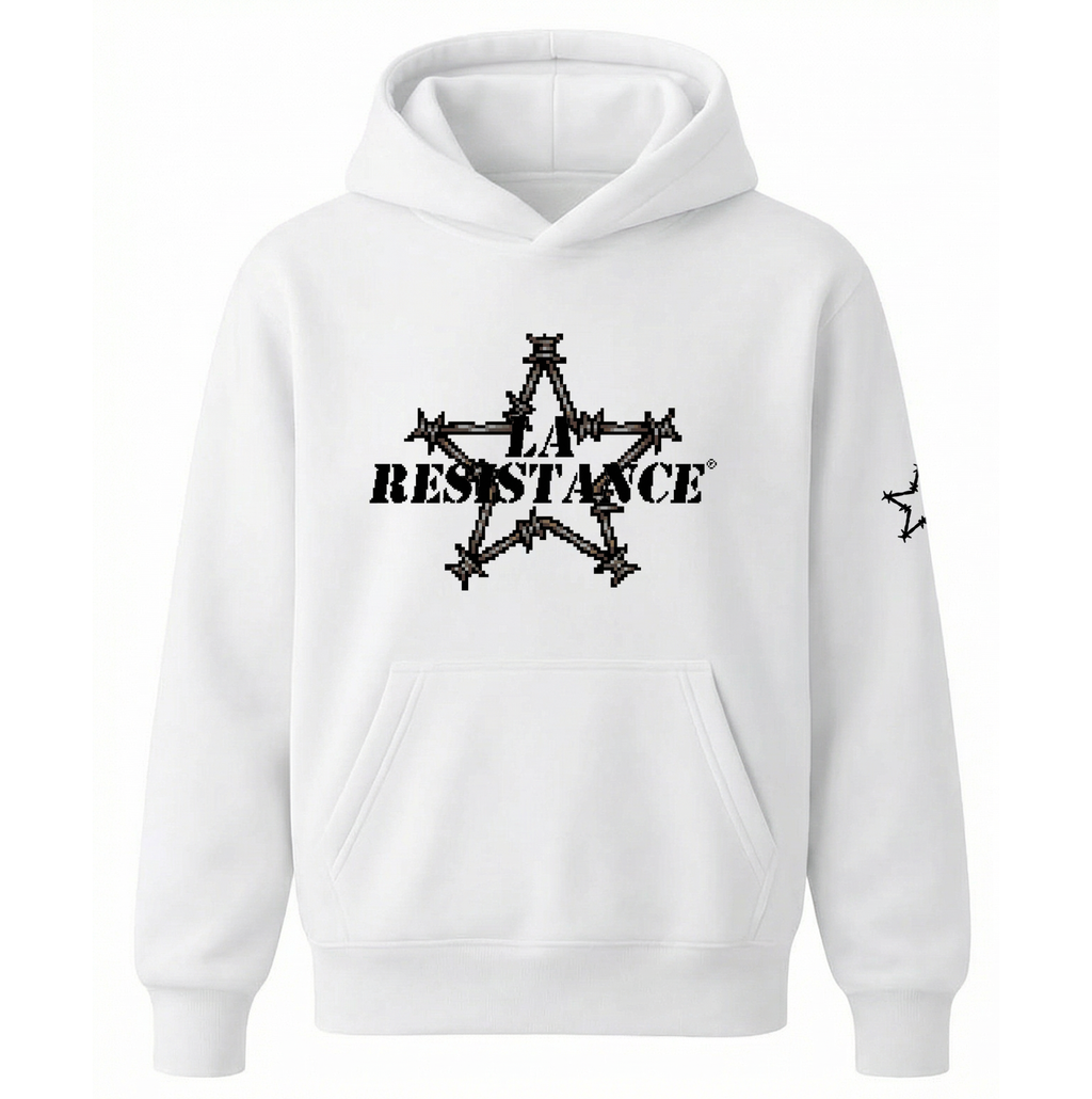 RESIST = WIN HOODIE WHITE