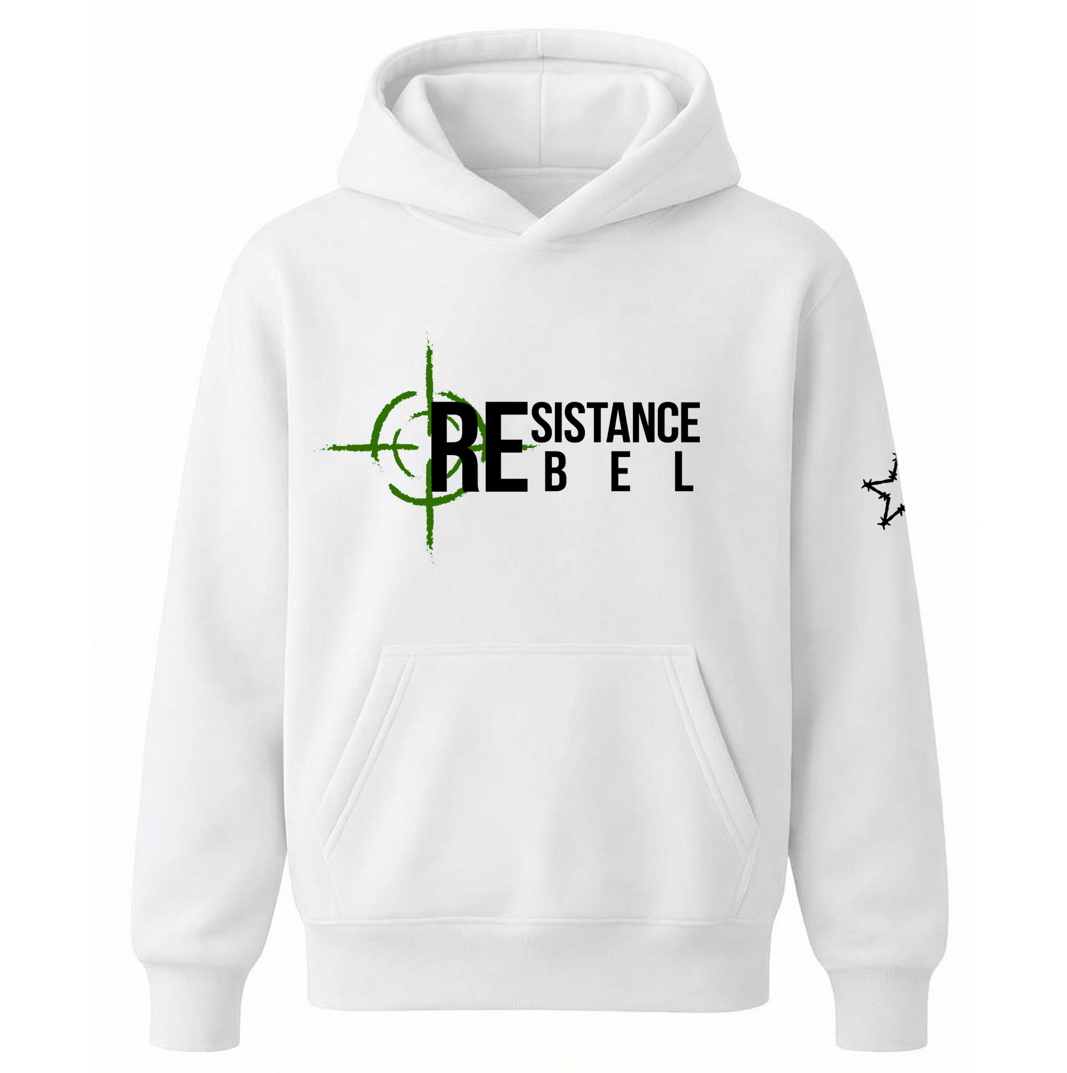 REBEL HOODIE WHITE