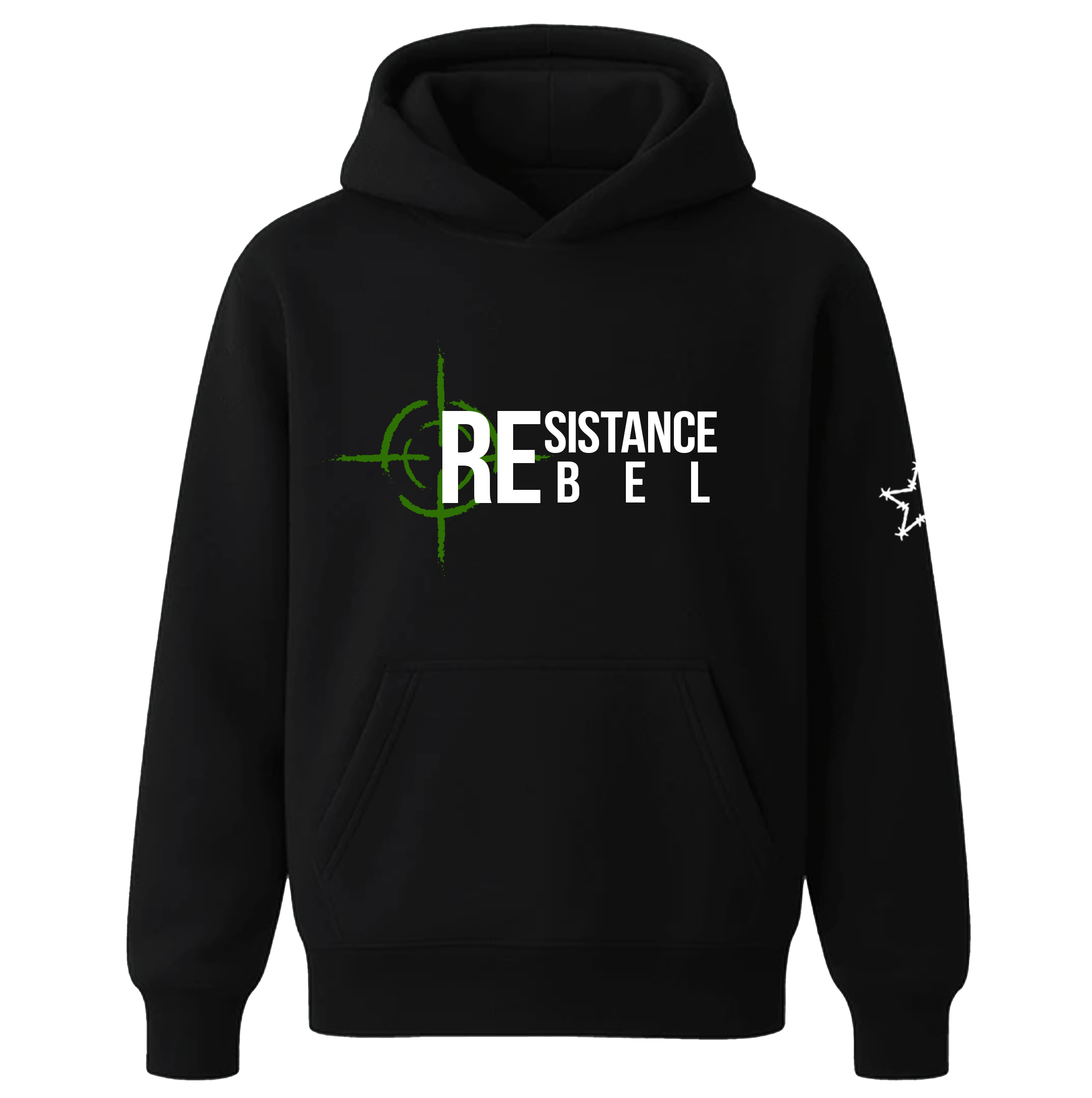 REBEL HOODIE BLACK
