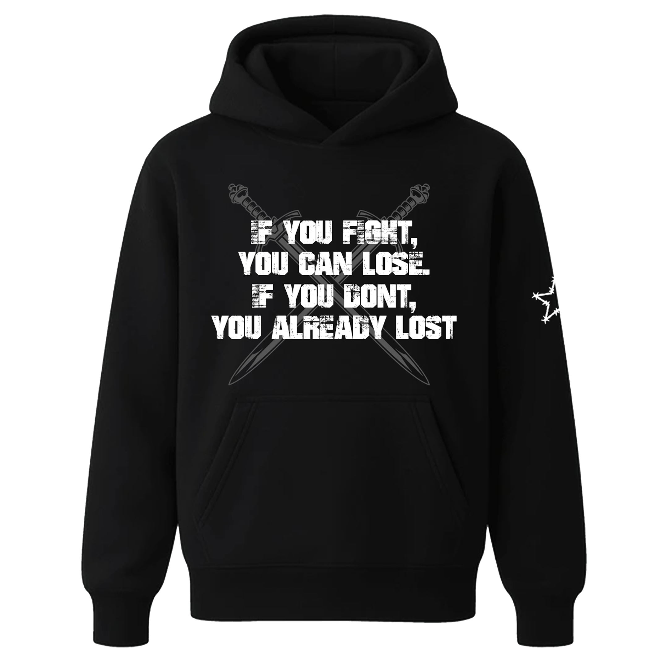 SWORD HOODIE BLACK